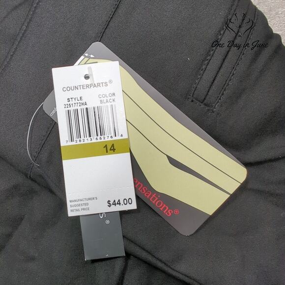 Counterparts Slimming Sensations Cropped Pants Size 14 - Picture 2 of 6